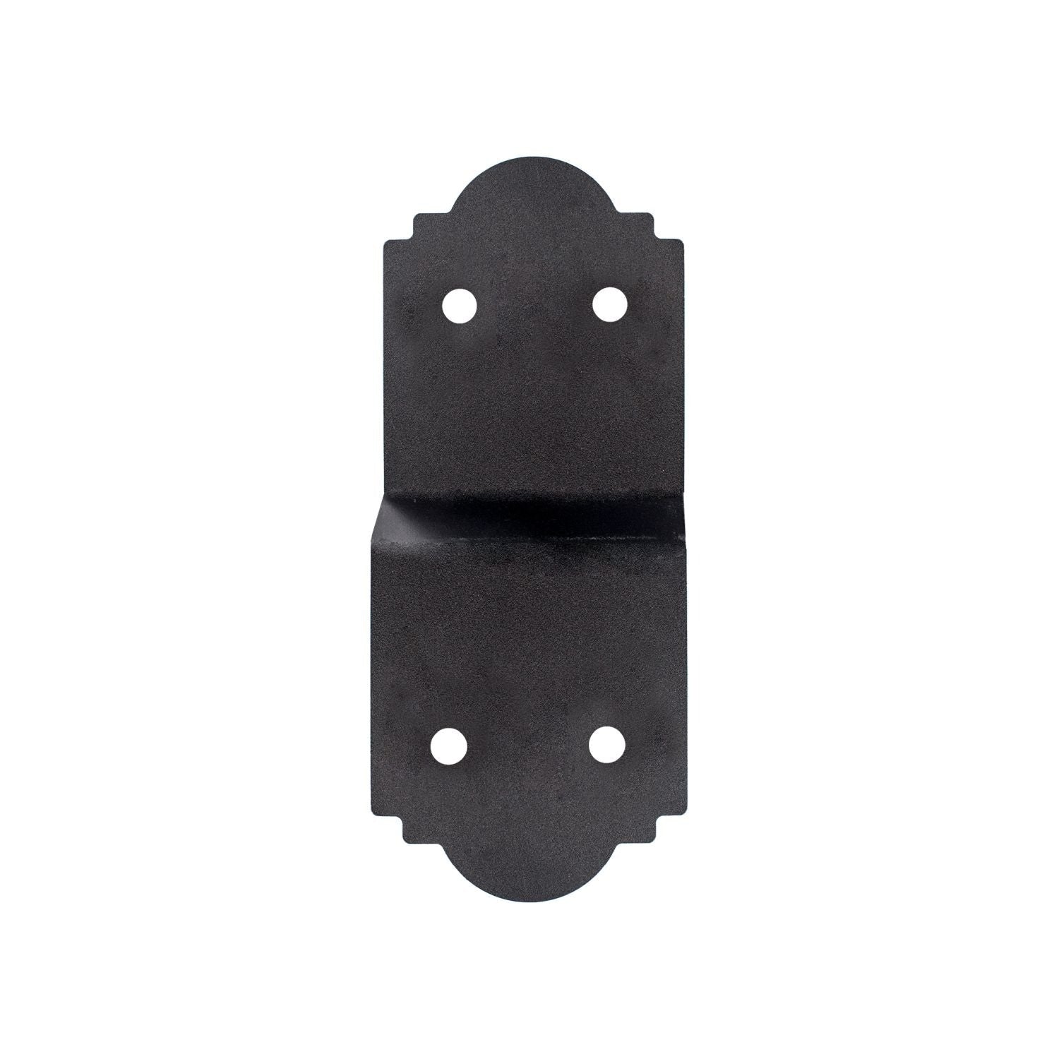 Simpson Strong-Tie APDJT2R-6 Outdoor Accents Mission Collection 5-in. ZMAX, Black Powder-Coated Deck Joist Tie for Rough 2x