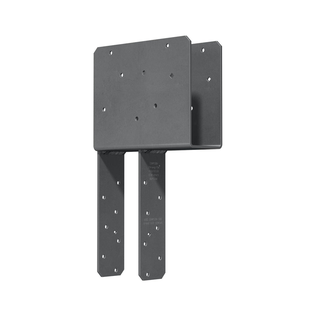 Simpson Strong-Tie ECCQ3-4SDS2.5 ECCQ End Column Cap for 3-1/8-in. Beam, 4x Post, with Strong-Drive SDS Screws