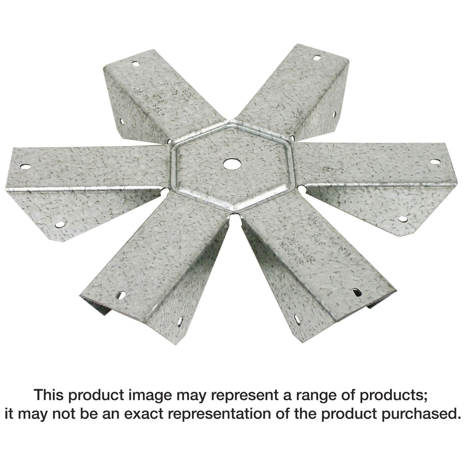 Simpson Strong-Tie GT6Z GT ZMAX Galvanized 18-Gauge Gazebo Tie for 6-2x Rafters, Center