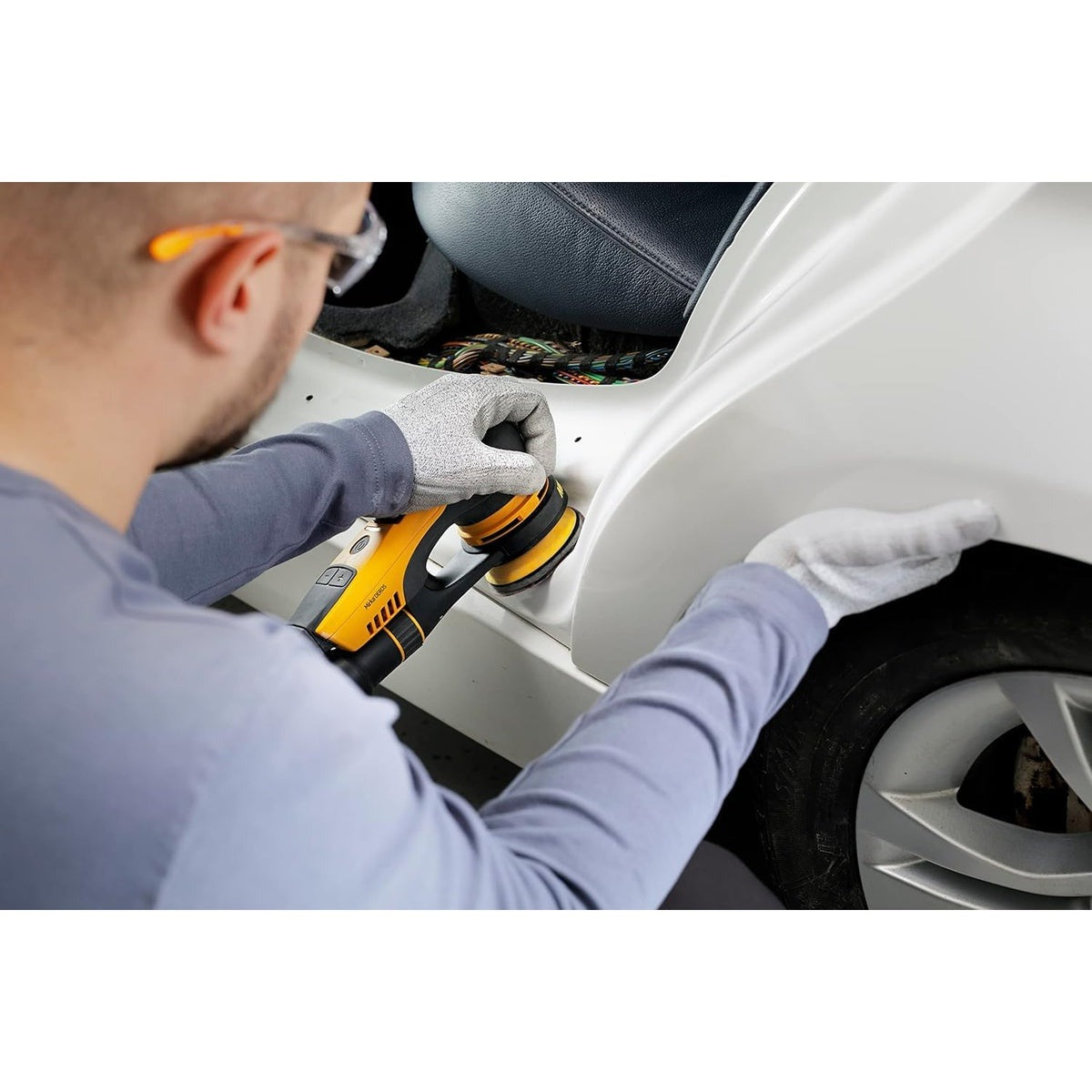 Mirka DEROS 110V 3-in. 5 mm Corded Random Orbital Sander for Dust-Free Sanding (MID3502011US)