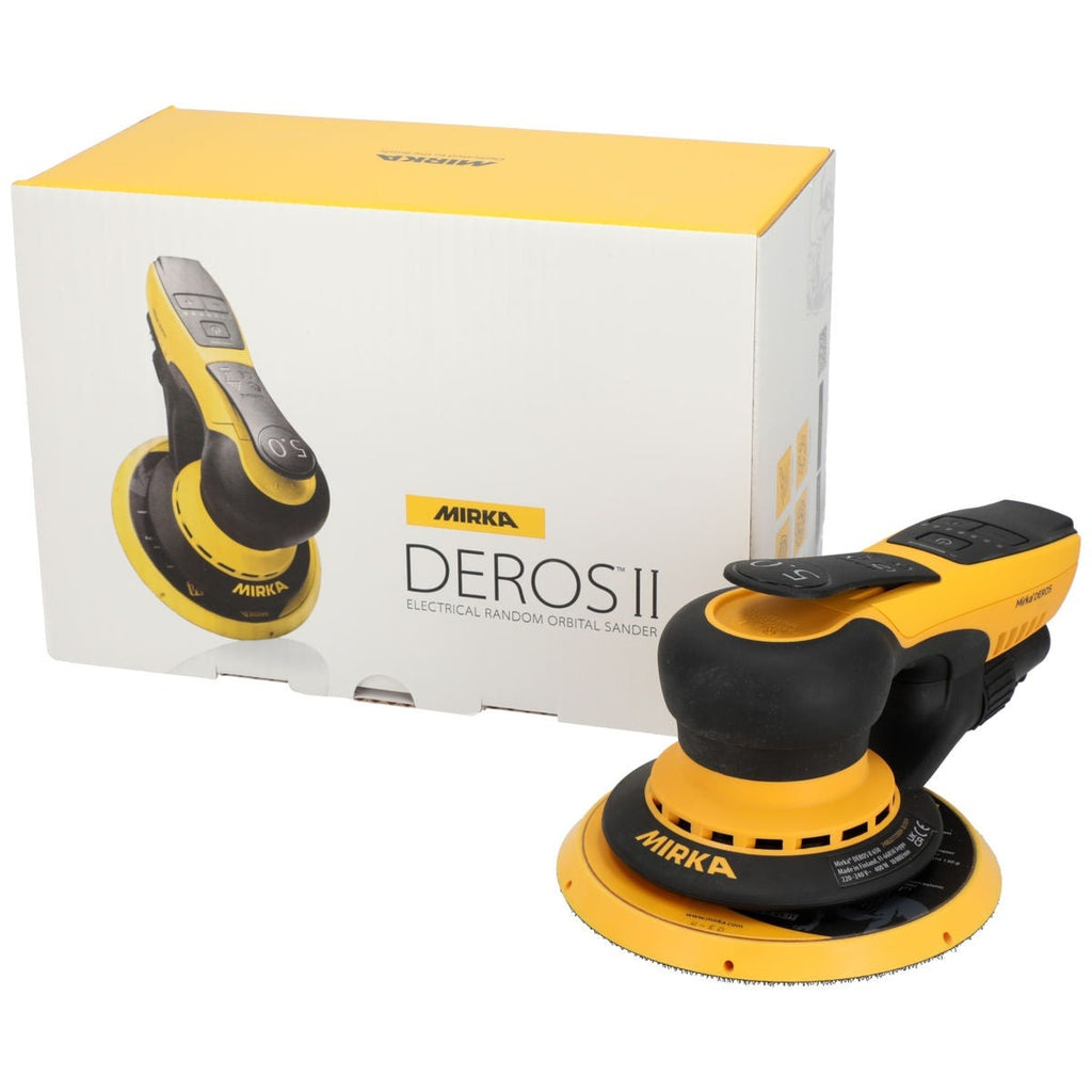 Mirka DEROS II 650X 110V 6-in. 5mm Corded Random Orbital Sander, Tool Only