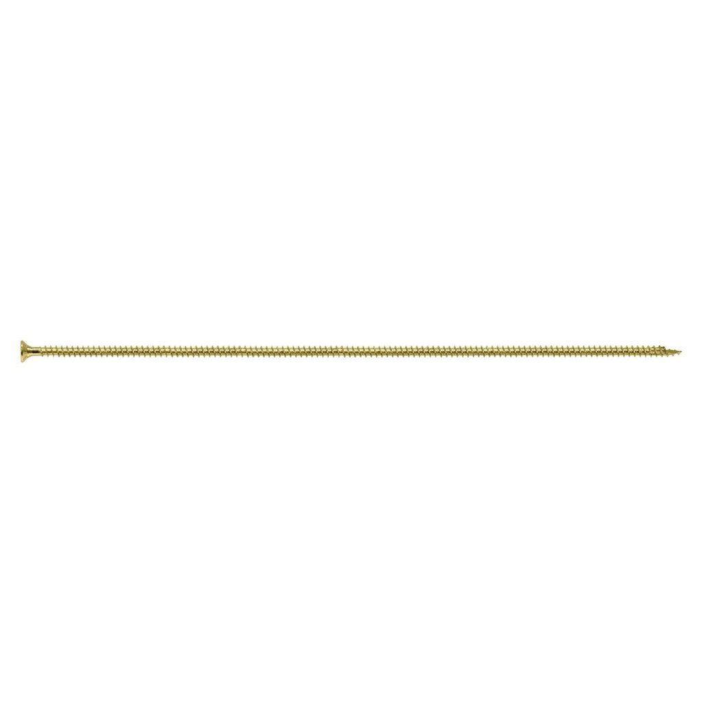 Simpson Strong-Tie SDCF272358 Strong-Drive SDCF TIMBER-CF Screw, 0.390-in. x 23-5/8-in. T50, Yellow Zinc, 100-Pack