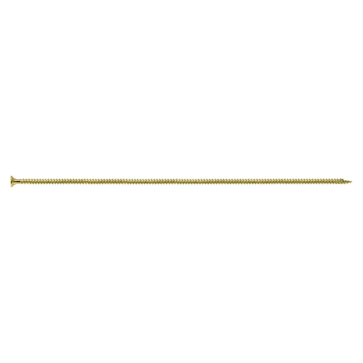 Simpson Strong-Tie SDCF272358 Strong-Drive SDCF TIMBER-CF Screw, 0.390-in. x 23-5/8-in. T50, Yellow Zinc, 100-Pack
