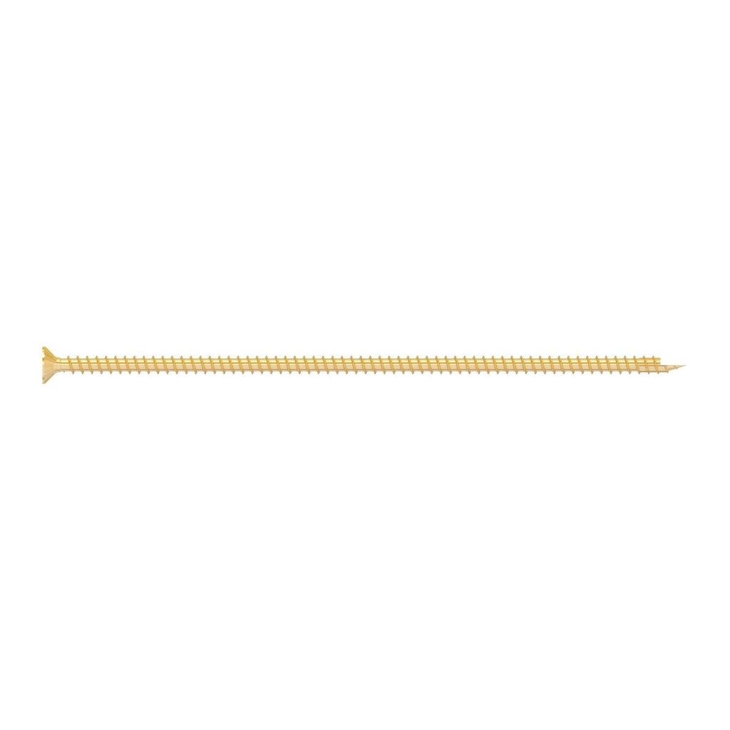 Simpson Strong-Tie SDCF221014 Strong-Drive SDCF TIMBER-CF Screw, 0.315-in. x 10-1/4-in. T40, Yellow Zinc, 250-Pack