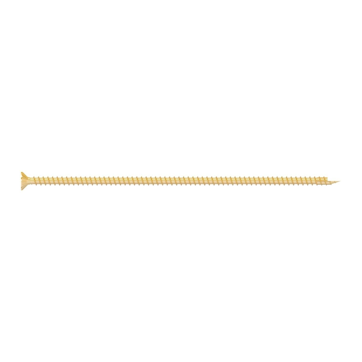 Simpson Strong-Tie SDCF221014 Strong-Drive SDCF TIMBER-CF Screw, 0.315-in. x 10-1/4-in. T40, Yellow Zinc, 250-Pack