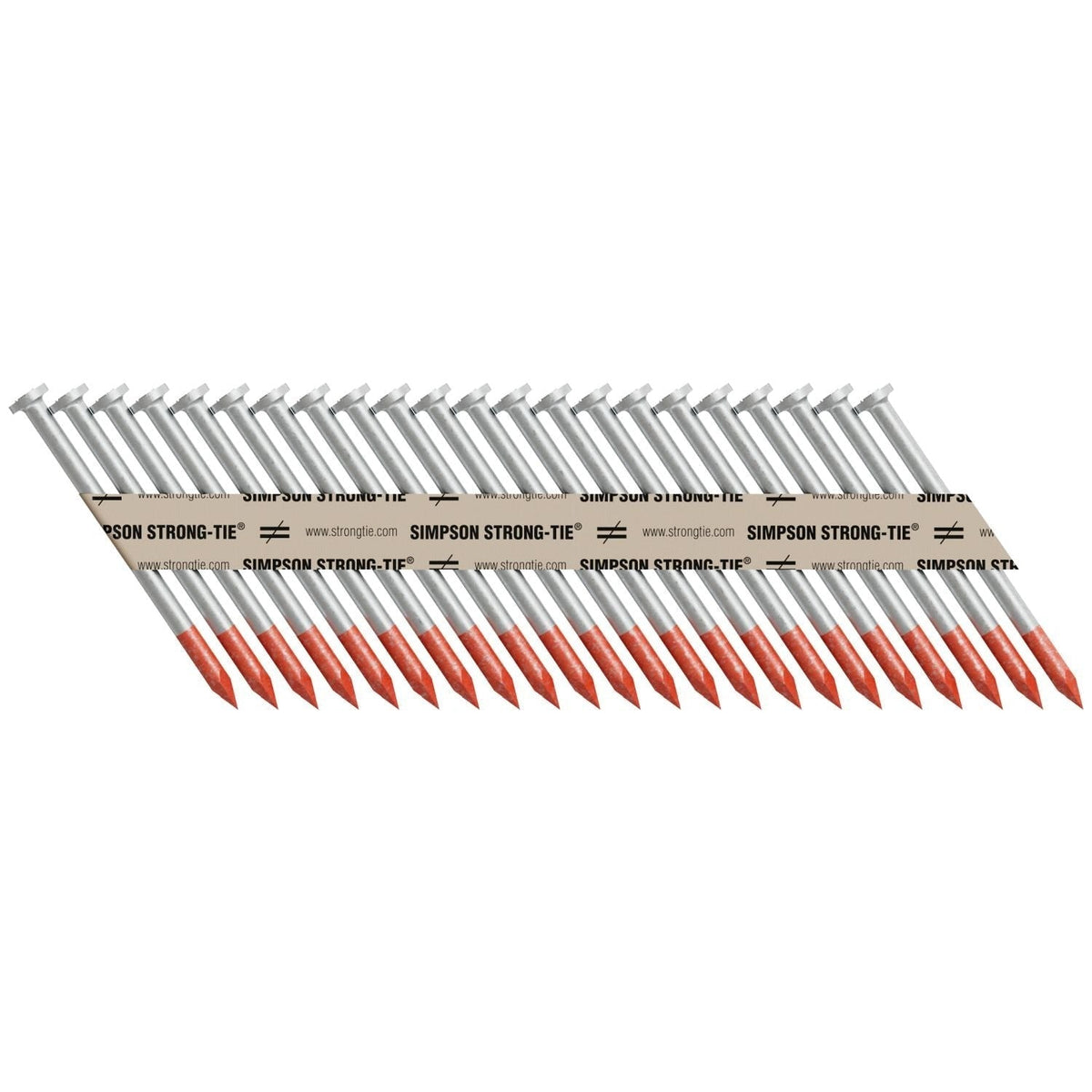 Simpson Strong-Tie Strong-Drive 33-Degree SCN Smooth-Shank Connector Nail, 2-1/2-in. x .148-in. HDG, 2500-Pack (N10DHDGPT2500)