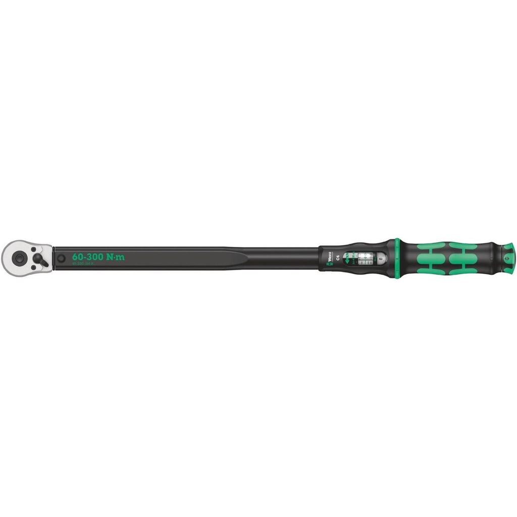 Wera Click-Torque C 4 Torque Wrench With Reversible Ratchet, 60-300 Nm, 1/2-in.x60-300 Nm