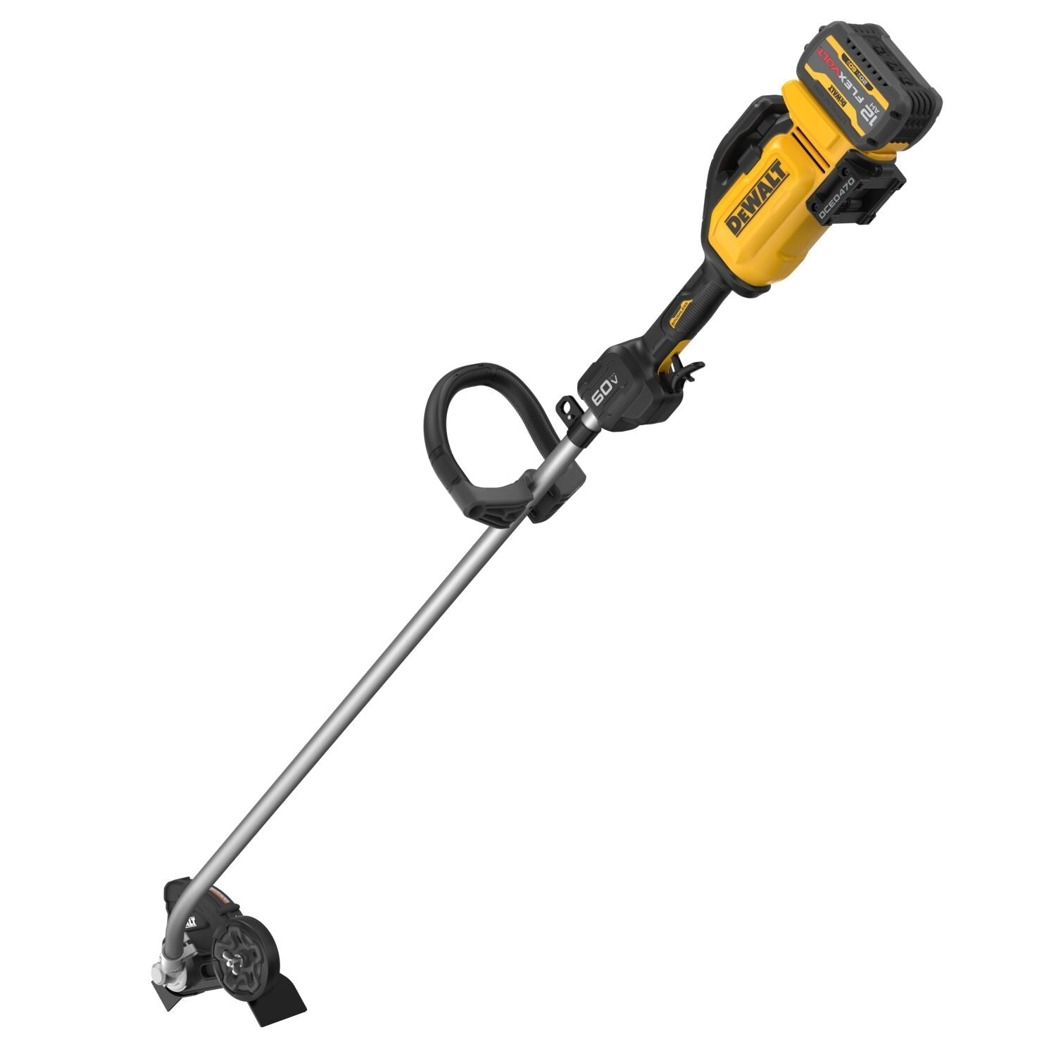 DeWALT DCED470Y2 FlexVOLT 60V MAX 7-1/2-in. Brushless Cordless Curved Shaft Edger 12Ah Kit