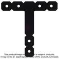 Simpson Strong-Tie OT OT 12-in. x 12-in. Black Powder-Coated Ornamental T Strap