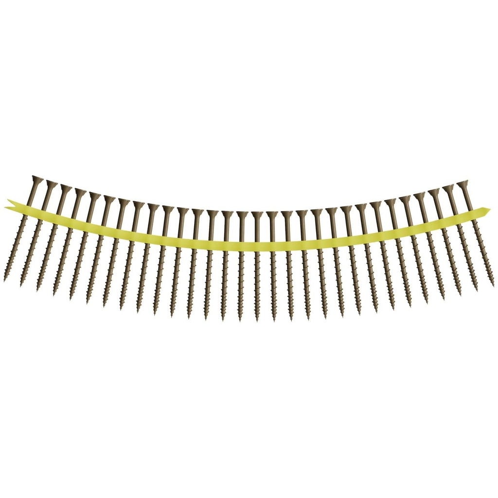 Simpson Strong-Tie WSVF3S Strong-Drive WSVF SUBFLOOR Screw (Collated), #9 x 3-in. T25, Gray, 1000-Pack
