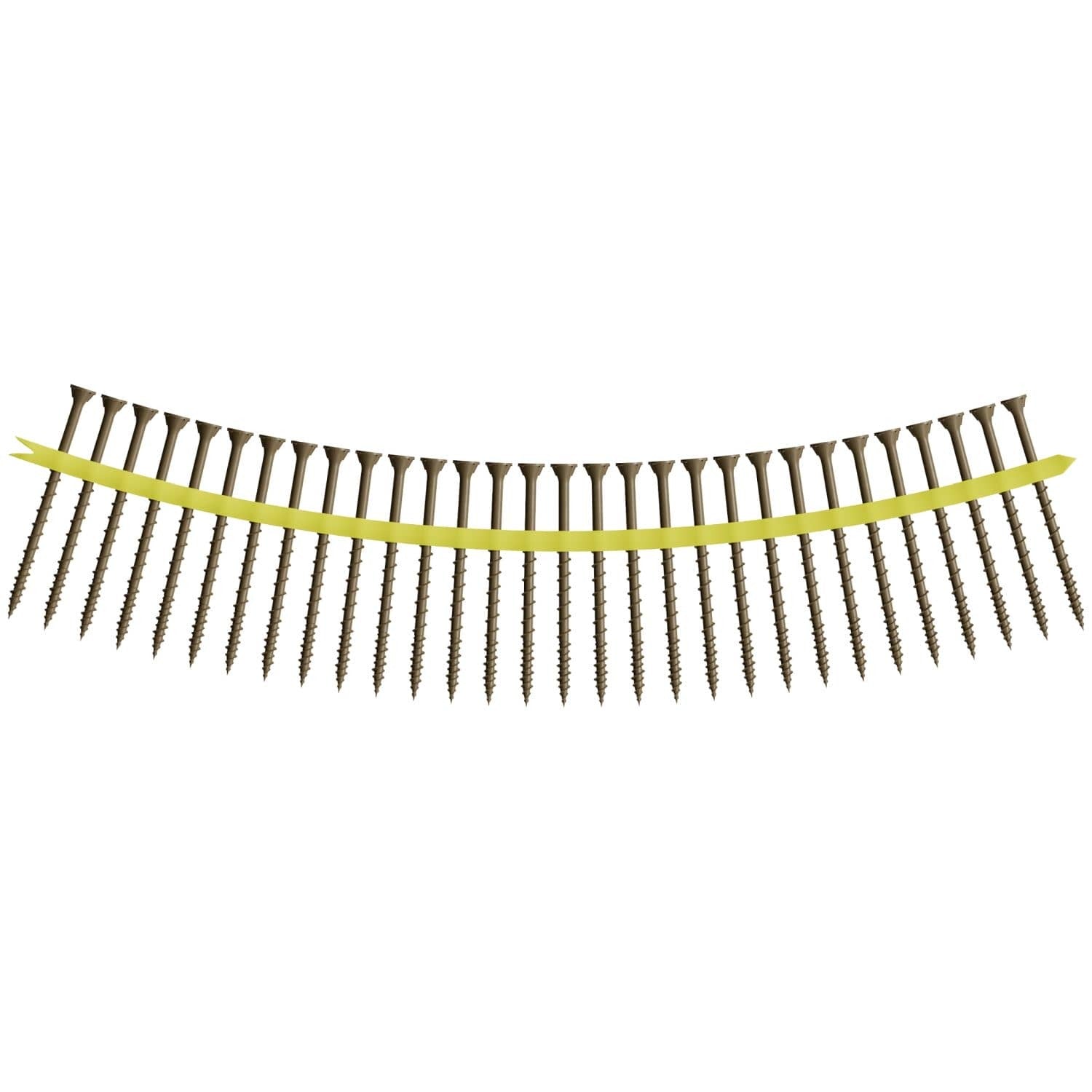 Simpson Strong-Tie WSVF3S Strong-Drive WSVF SUBFLOOR Screw (Collated), #9 x 3-in. T25, Gray, 1000-Pack