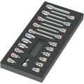 Wera 9723 Foam Insert Zyklop B 3/8-in. Bit Socket Set 1, 22-Pieces