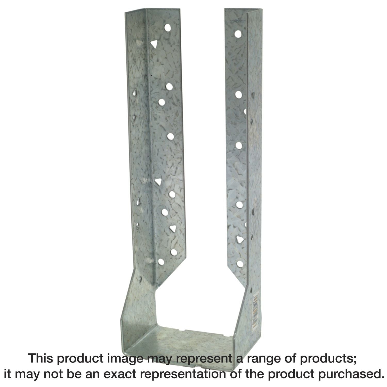 Simpson Strong-Tie HUC412 HUC Galvanized Face-Mount Concealed-Flange Joist Hanger for 4x12