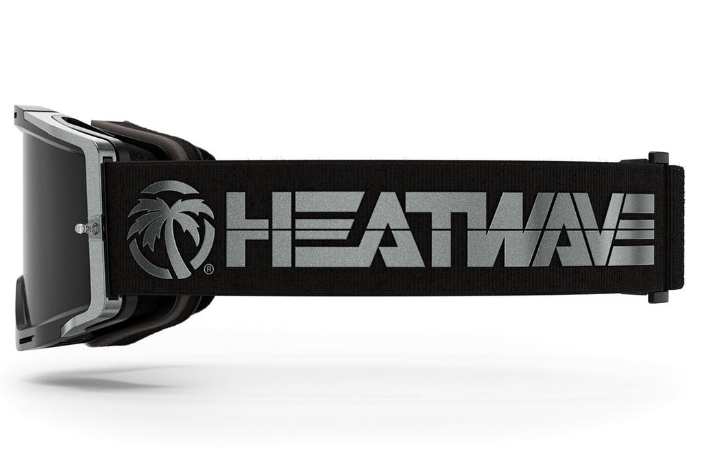 Heat Wave BILLBOARD GT Silver MXG-250 Moto Goggle