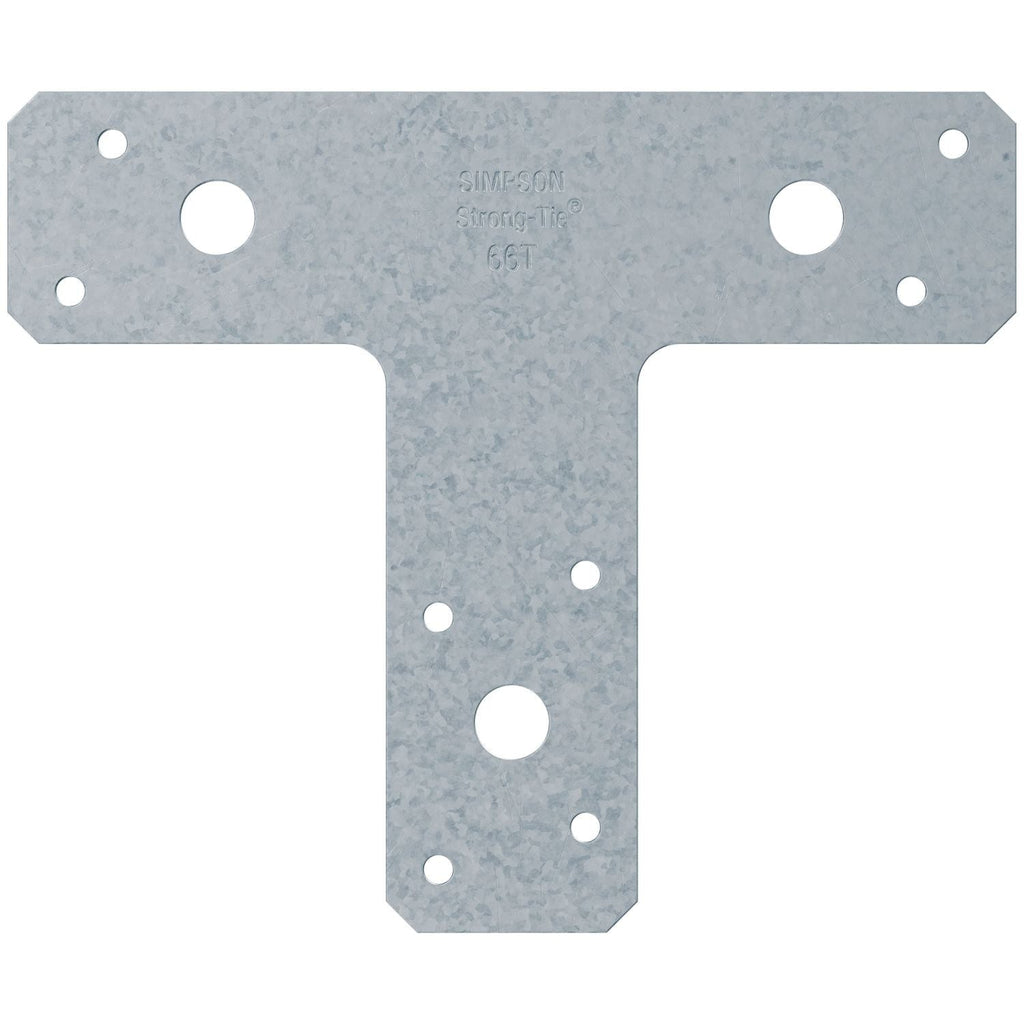 Simpson Strong-Tie 66T 6-in. x 5-in. 14-Gauge Galvanized T Strap