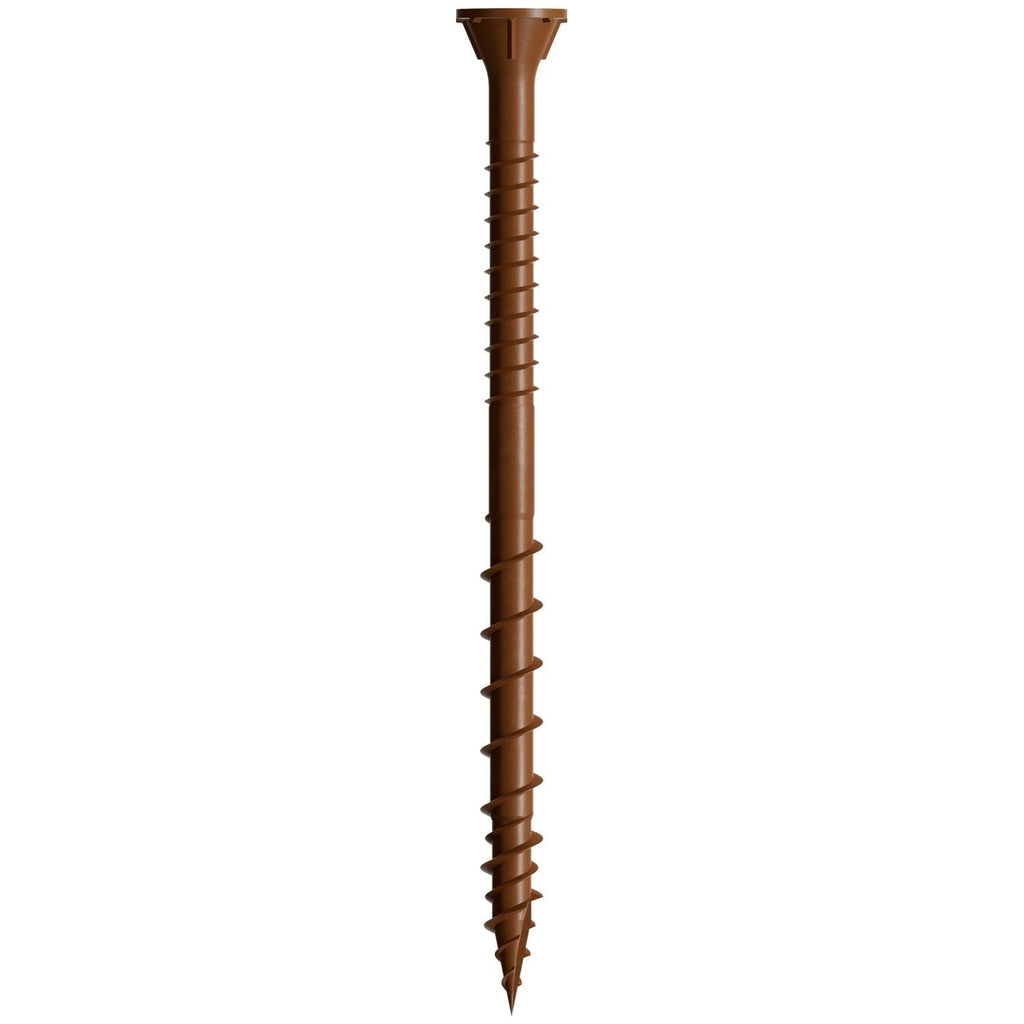 Simpson Strong-Tie DSVR3MB Deck-Drive DSV WOOD Screw, #10 x 3-in. T-25, Flat Head, Quik Guard, Red, 1750-Pack