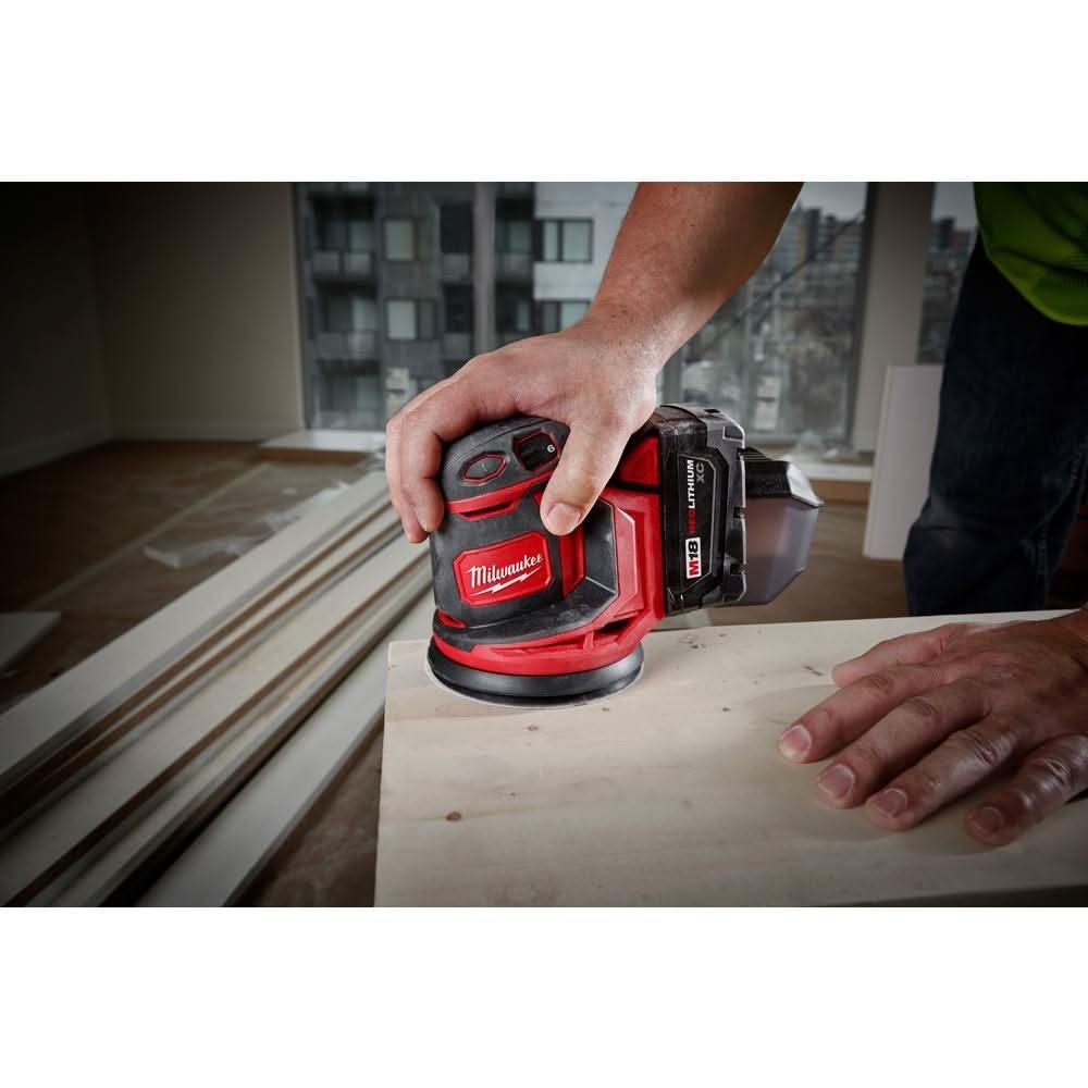 Milwaukee 2723-20 M18 FUEL Brushless Compact Router and Cordless 5-Inch Random Orbit Sander Kit