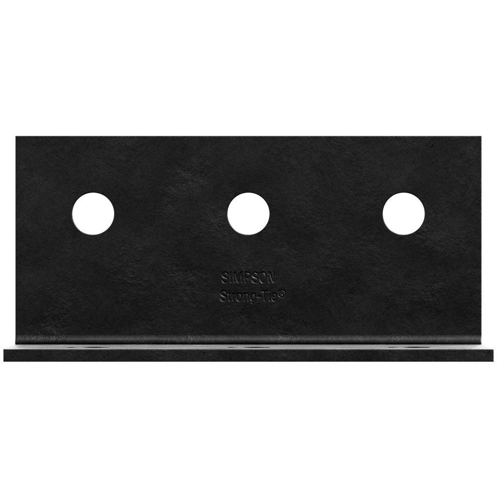 Simpson Strong-Tie HL49PC HLPC 4-1/4-in. x 9-in. Black Powder-Coated Ornamental Heavy Angle