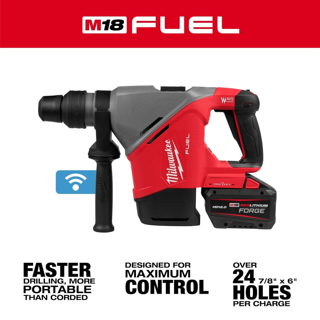 Milwaukee 2917-22HD M18 FUEL 1-9/16-in. SDS Max Rotary Hammer Kit w/ ONE KEY