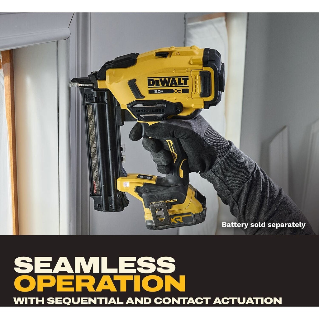 DeWALT DCN210B 20V MAX XR 18Ga Brad Nailer, Tool Only