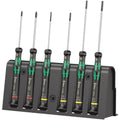 Wera 2035/6 A Screwdriver Set And Rack For Electronic Applications, 6-Pieces