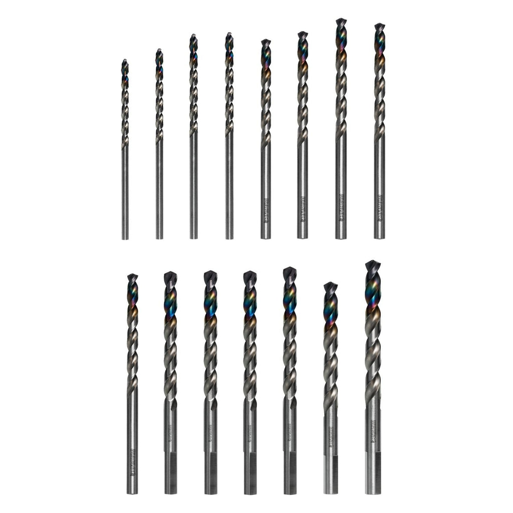 Diablo DMD-S15T Metal Demon Drill Bits Set for Mild, Hardened and Stainless Steels, 15-Piece