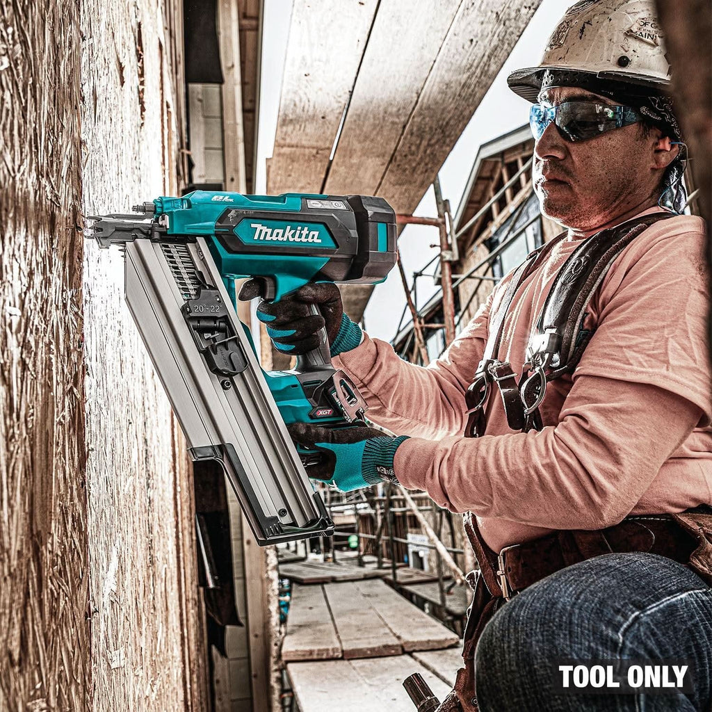 Makita GNB02Z 40V max XGT Brushless 21-Degree Full Round Head 3-1/2-in. Framing Nailer, Tool Only