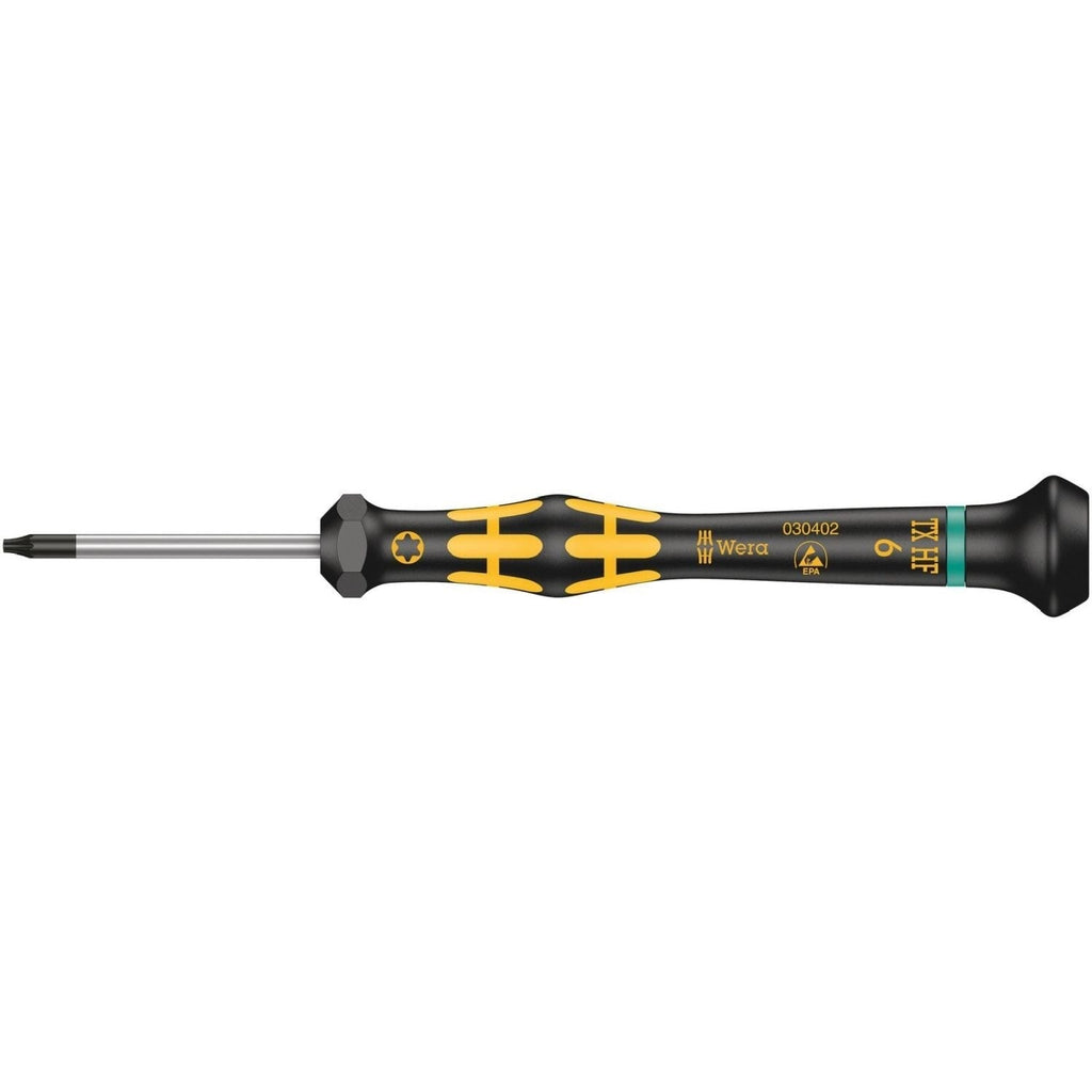 Wera 1567 Torx Hf Esd Kraftform Micro Screwdriver With Holding Function For Torx Screws, Torx 6x40-mm.