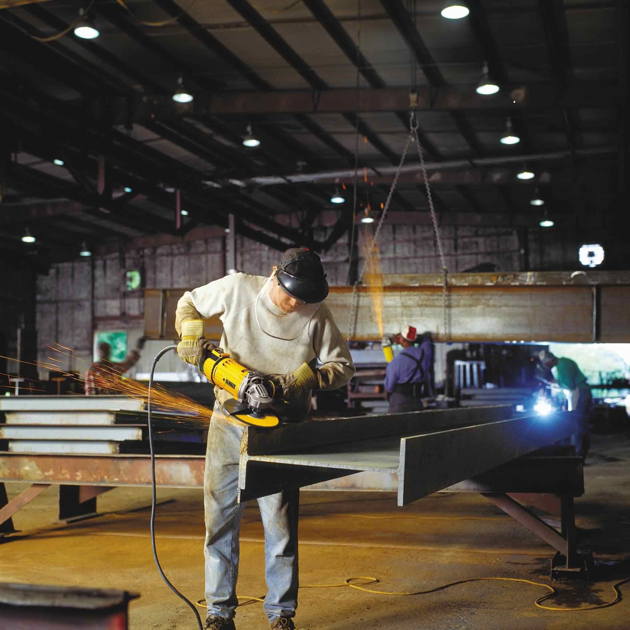 DeWalt DWE4599N Corded 9" 6,500 RPM 4.9 HP Angle Grinder, No-Lk
