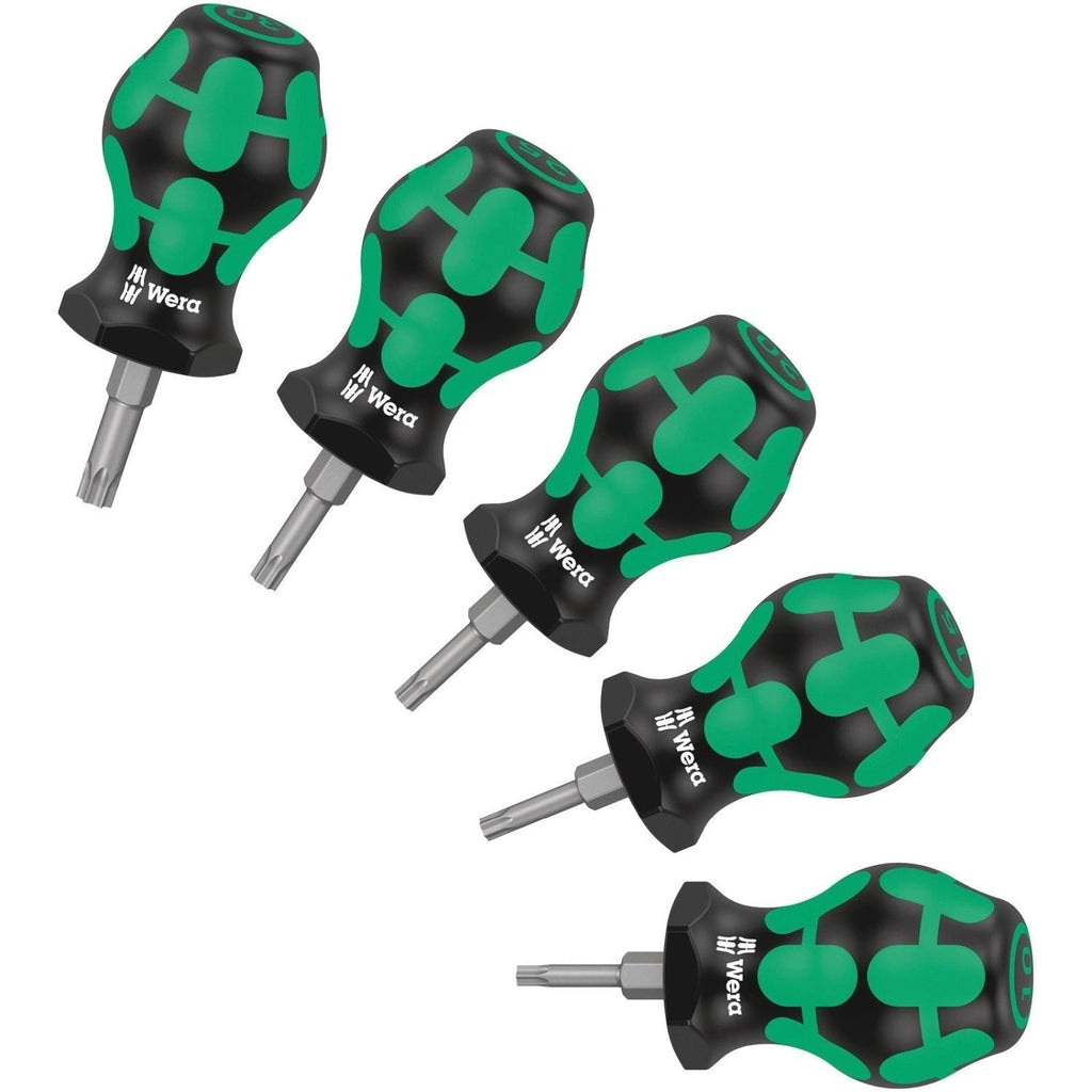 Wera Stubby Set Torx 1 Screwdriver Set Torx, 5-Pieces