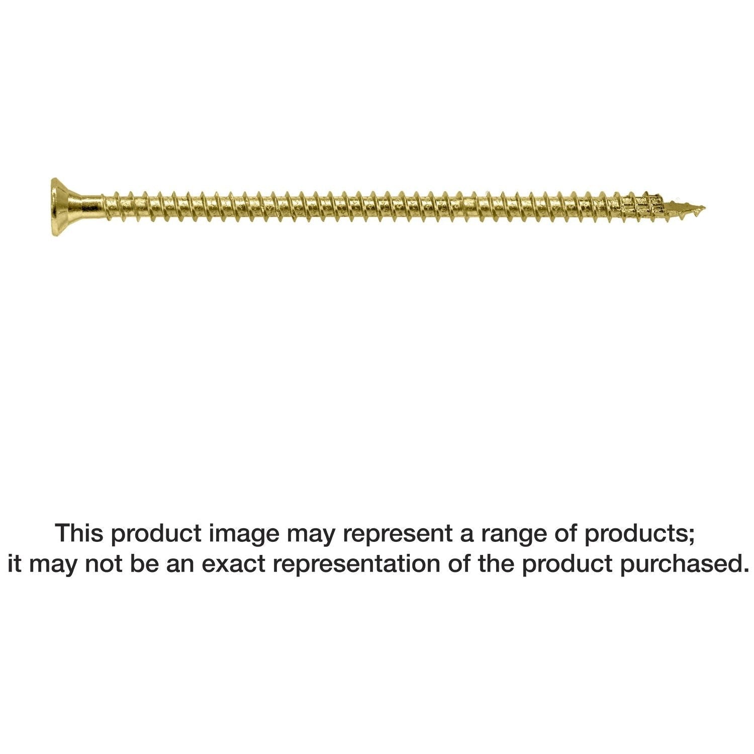 Simpson Strong-Tie SDCF22700 Strong-Drive SDCF TIMBER-CF Screw, 0.315-in. x 7-in. T40, Yellow Zinc, 250-Pack