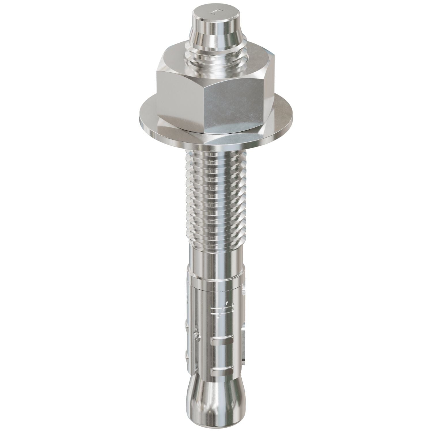 Simpson Strong-Tie STB2-50334S4F25 Strong-Bolt 2, 1/2-in. x 3-3/4-in. Type 304 Stainless-Steel Wedge Anchor, Fully Assembled, 25-Pack