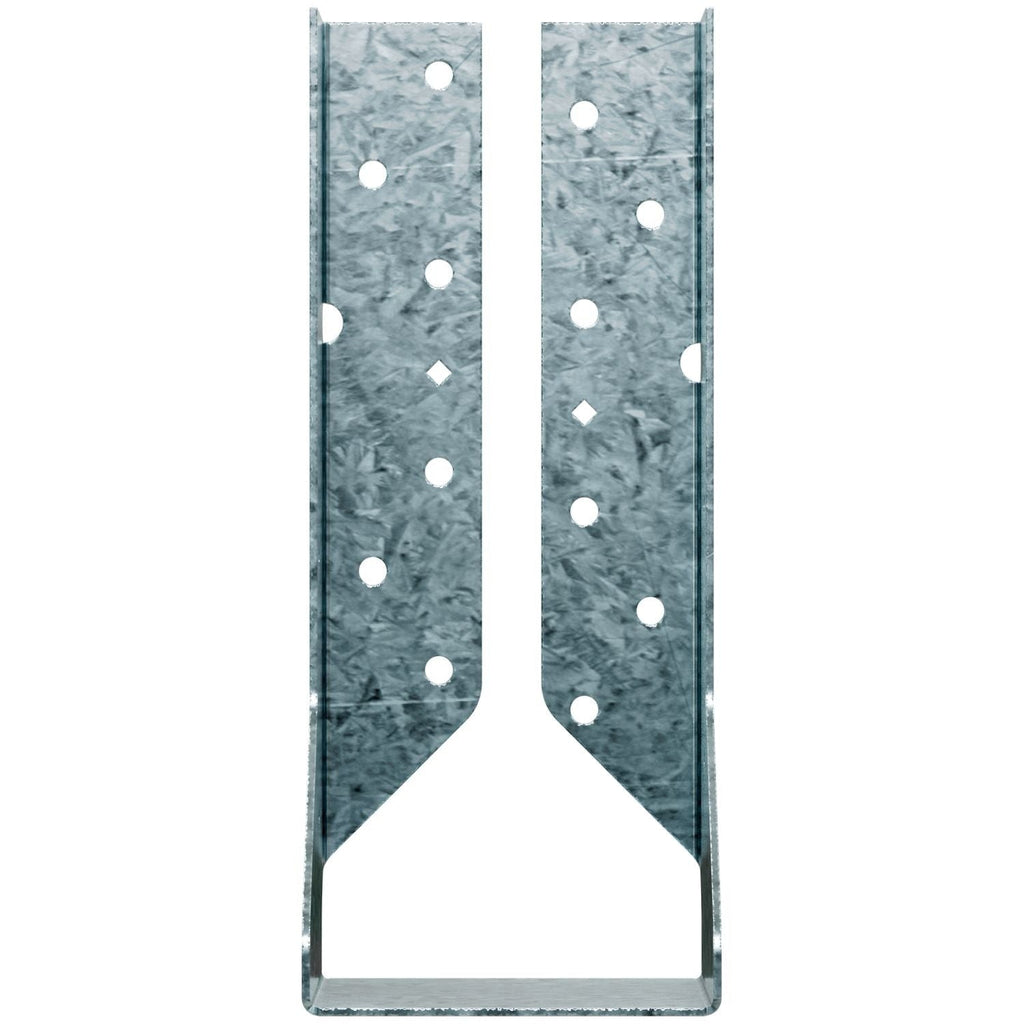 Simpson Strong-Tie HUCQ410Z-SDSG HUCQ ZMAX Galvanized Heavy Face-Mount Concealed-Flange Joist Hanger for 4x10 w/ Screws