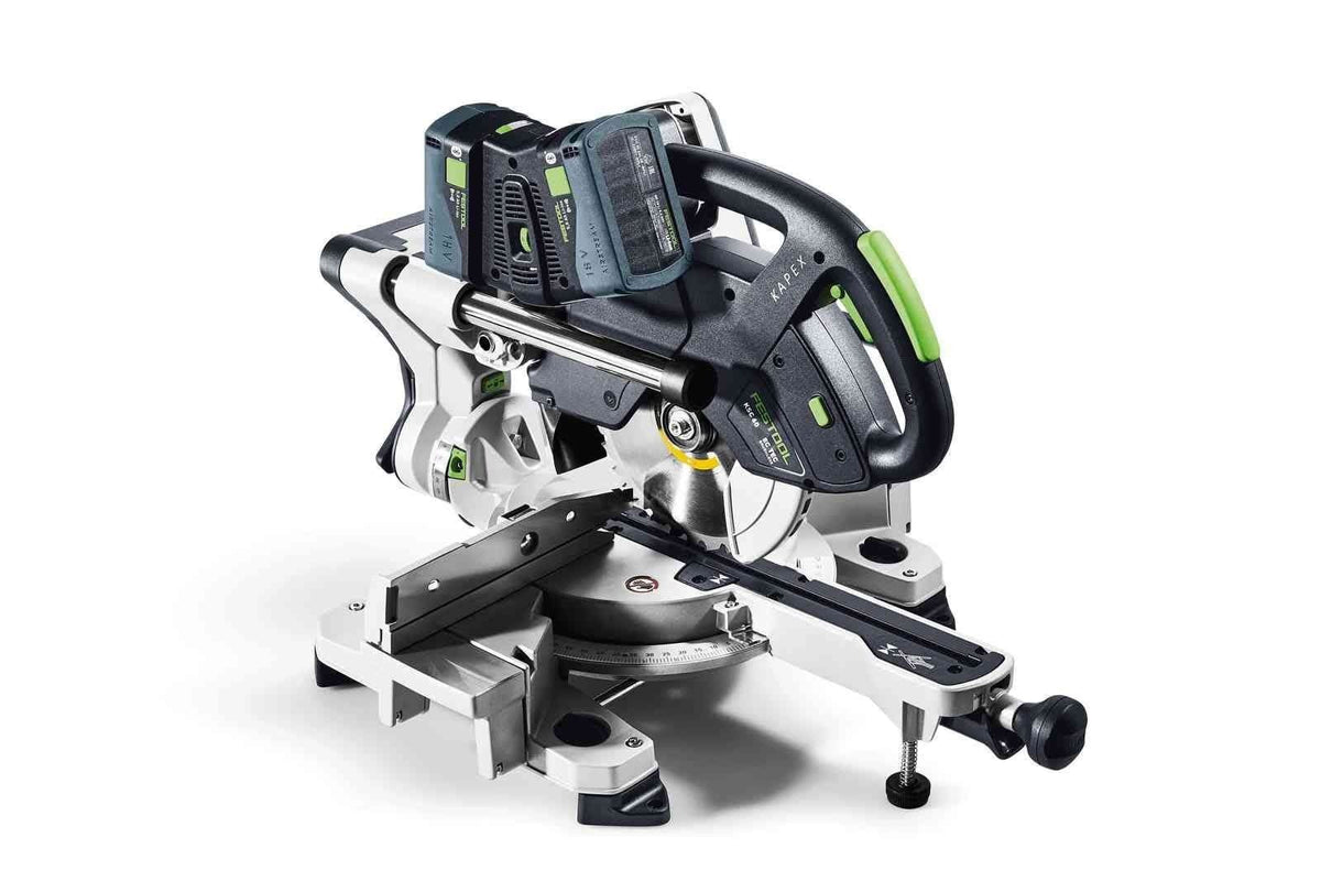 Festool LIMITED EDITION Kapex KSC 60 EB Cordless Dual-18V Miter Saw 8.0 Kit + UG Stand w/ Extensions