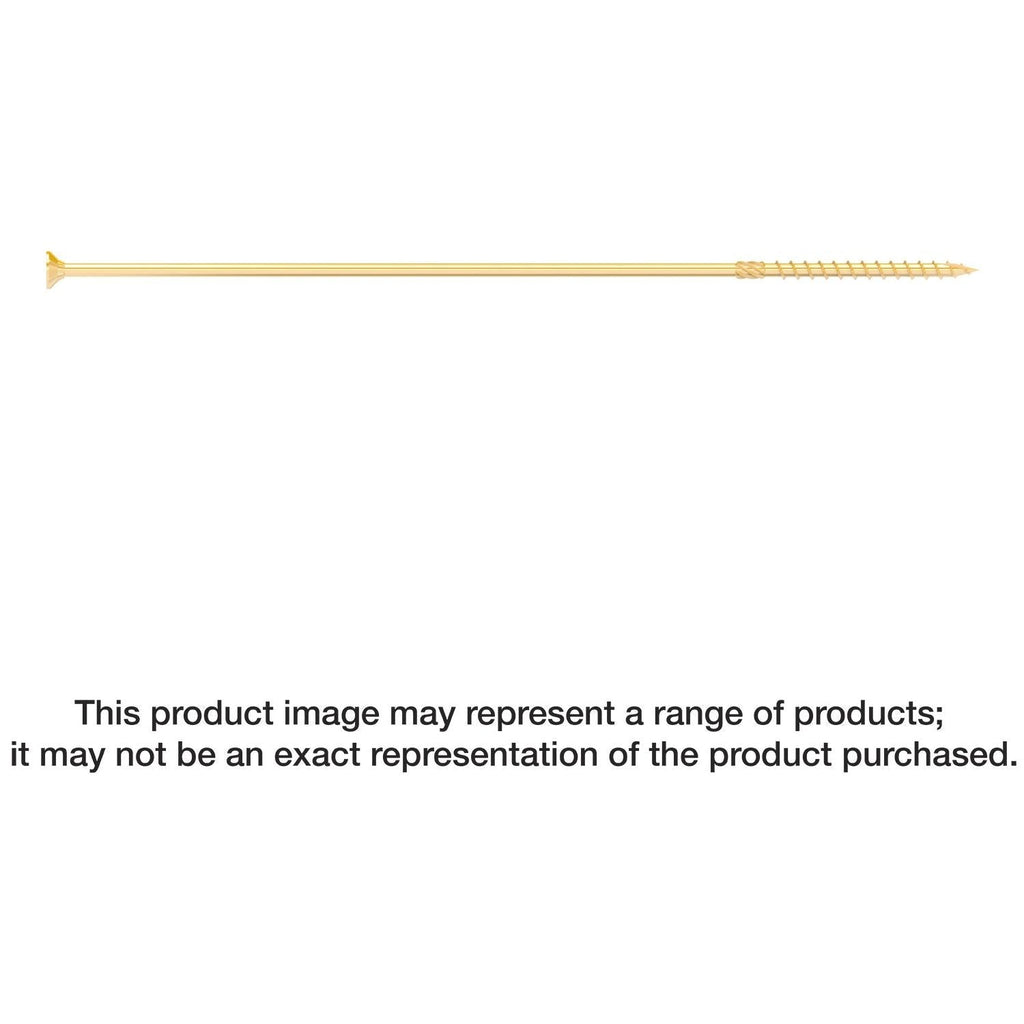 Simpson Strong-Tie SDCP271400 Strong-Drive SDCP TIMBER-CP Screw, 0.390-in. x 14-in. T40, Yellow Zinc, 150-Pack