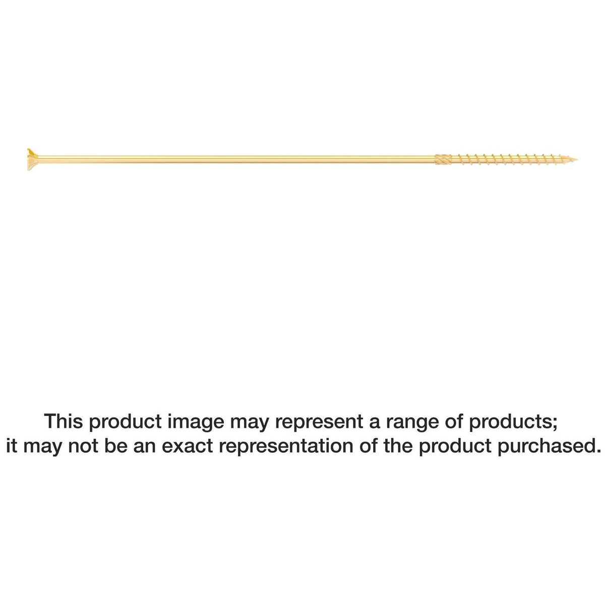 Simpson Strong-Tie SDCP271400 Strong-Drive SDCP TIMBER-CP Screw, 0.390-in. x 14-in. T40, Yellow Zinc, 150-Pack