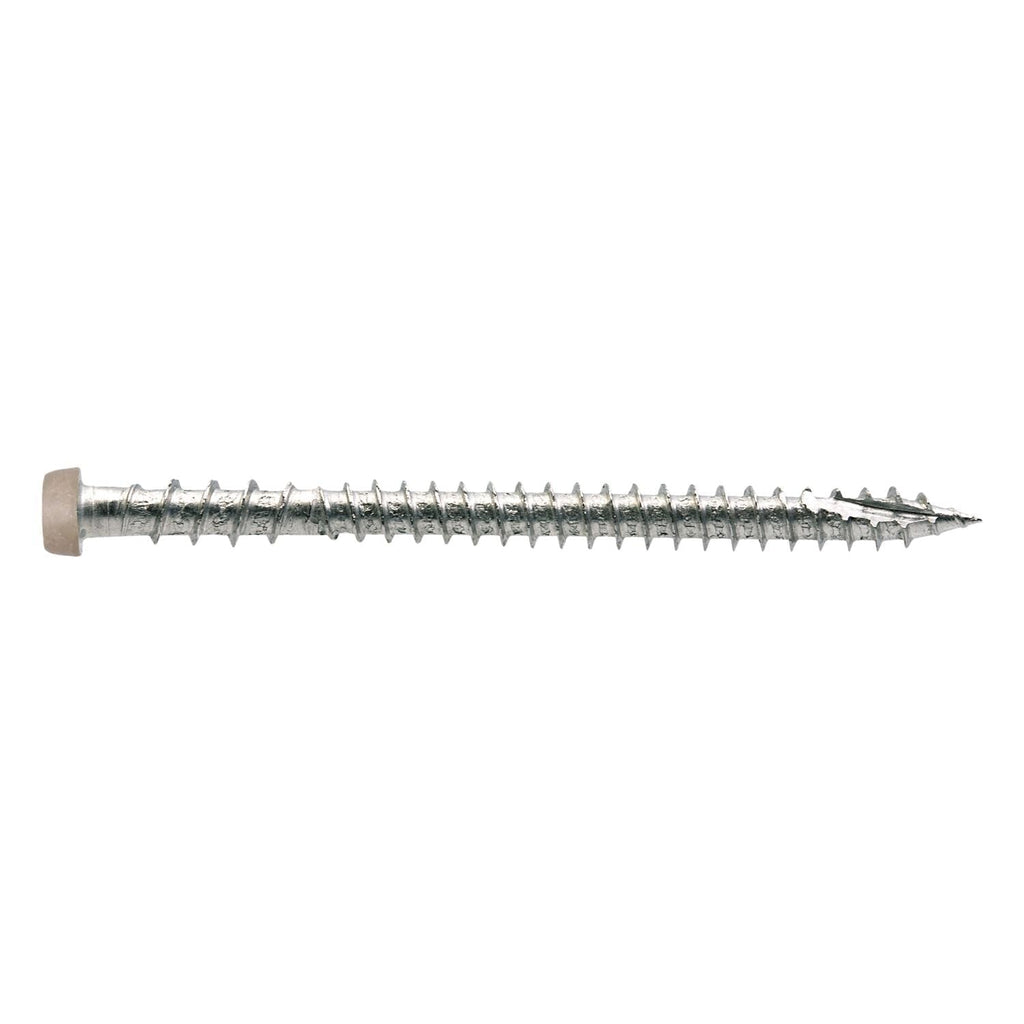 Simpson Strong-Tie DCU234P316GR01 Deck-Drive DCU COMPOSITE Screw, #10 x 2-3/4-in. T20, Type 316, Gray 01, 350-Pack