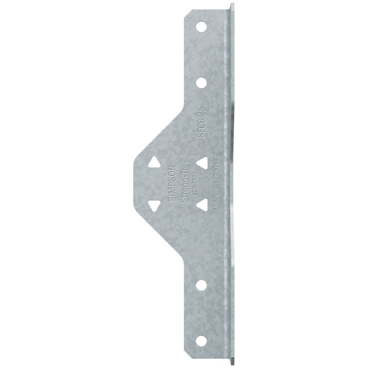 Simpson Strong-Tie SFC6.25-R100 SFC 1-1/2-in. x 1-3/4-in. x 6-1/4-in. Steel Framing Connector, 100-Pack