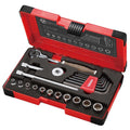 Vessel HRW2004MSW Wood-Compo Swivel Socket Wrench Set