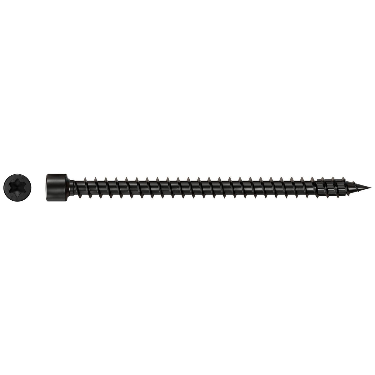 Simpson Strong-Tie SDCFC8X120-R50 Strong-Drive SDCFC TIMBER-CFC Screw, 0.315-in. x 4-3/4-in. T40, E-Coat, 50-Pack
