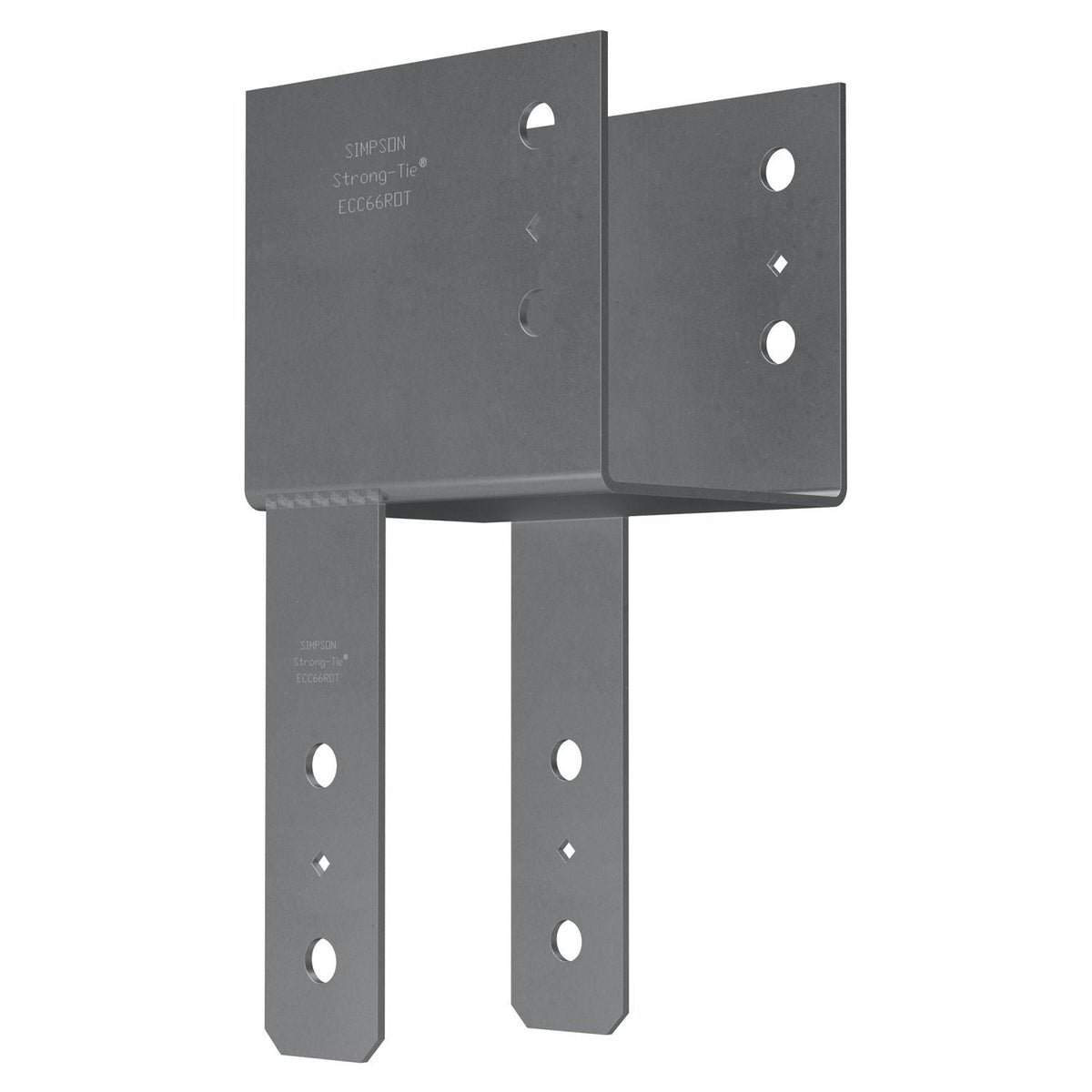Simpson Strong-Tie ECC66ROT ECC End Column Cap for 6x Beam, 6x Post with Rotated Straps