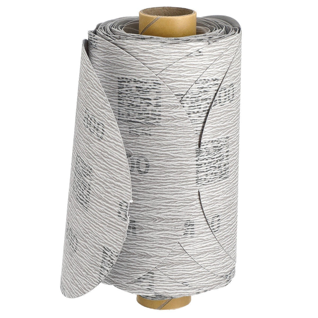 Mirka Iridium 5-in. 80 Grit PSA Sanding Disc Roll, 100-Pack (24-314-080)