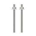 Simpson Strong-Tie RFB#5X8HDGP2 RFB 5/8-in. x 8-in. Hot-Dip Galvanized Retrofit Bolt, 2-Pack