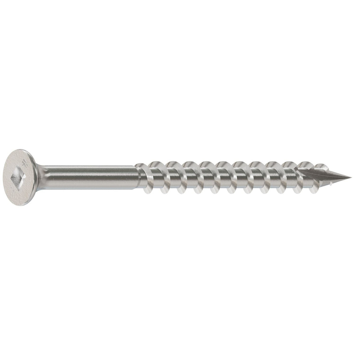 Simpson Strong-Tie S10250D25 Bugle-Head Wood Screw, Square Drive, #10 x 2-1/2-in. #2 Square, Type 305, 25-Pack