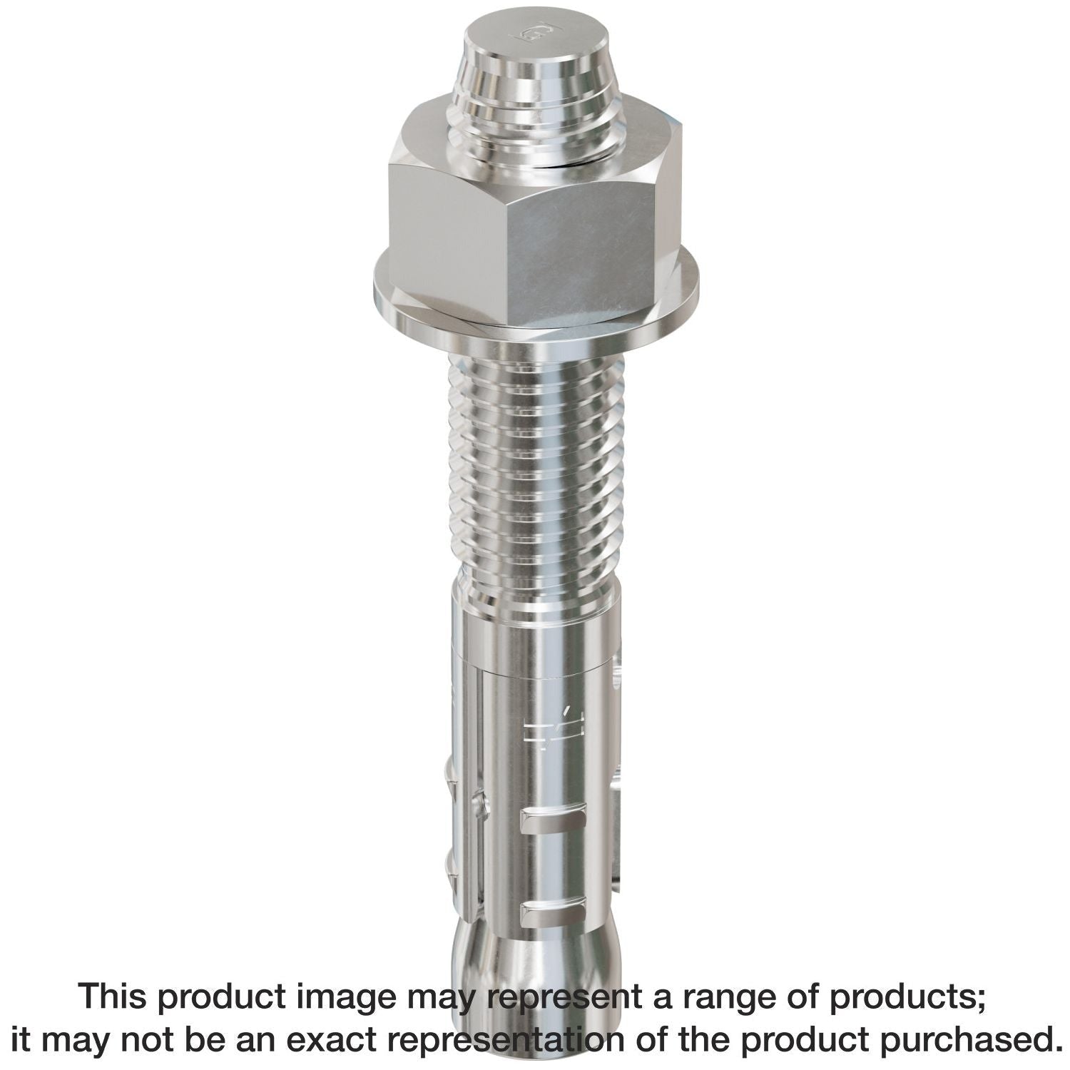 Simpson Strong-Tie STB2-754344SSR10 Strong-Bolt 2, 3/4-in. x 4-3/4-in. Type 304 Stainless-Steel Wedge Anchor, 10-Pack