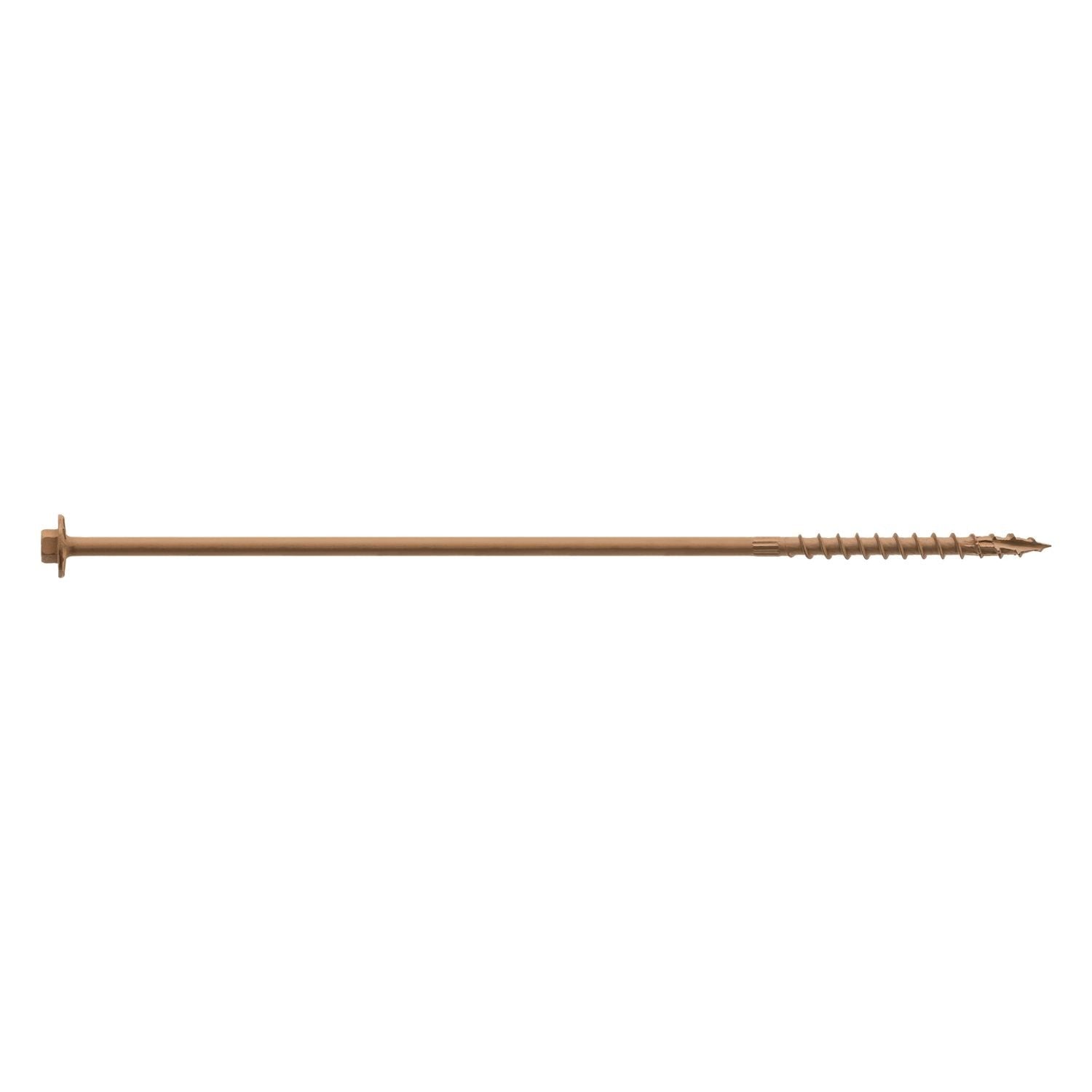 Simpson Strong-Tie SDWH191000DB-R50 Strong-Drive SDWH TIMBER-HEX Screw, 0.195-in. x 10-in. 5/16 Hex, DB Coating, 50-Pack