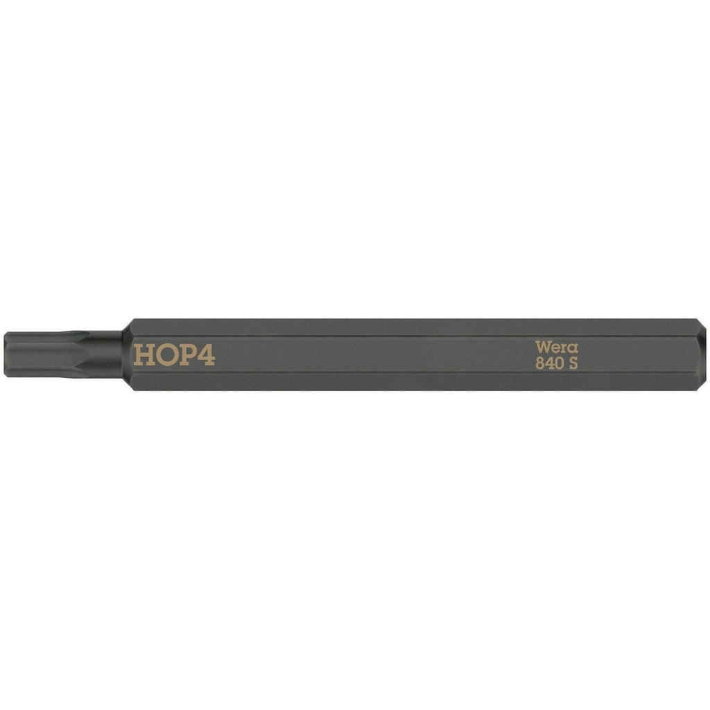 Wera 840 S Hex-Plus Bit For Impact Screwdrivers, 4x70-mm.