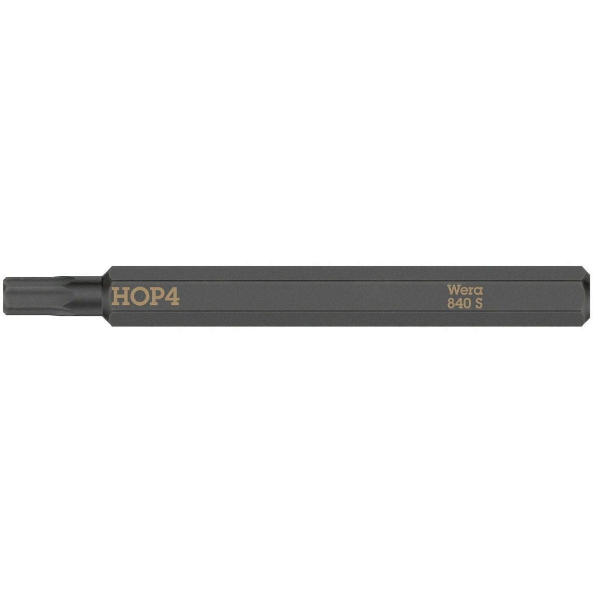 Wera 840 S Hex-Plus Bit For Impact Screwdrivers, 4x70-mm.