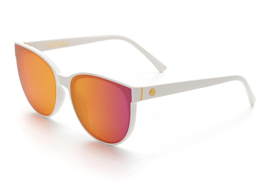 Heat Wave Carat White Sunglasses
