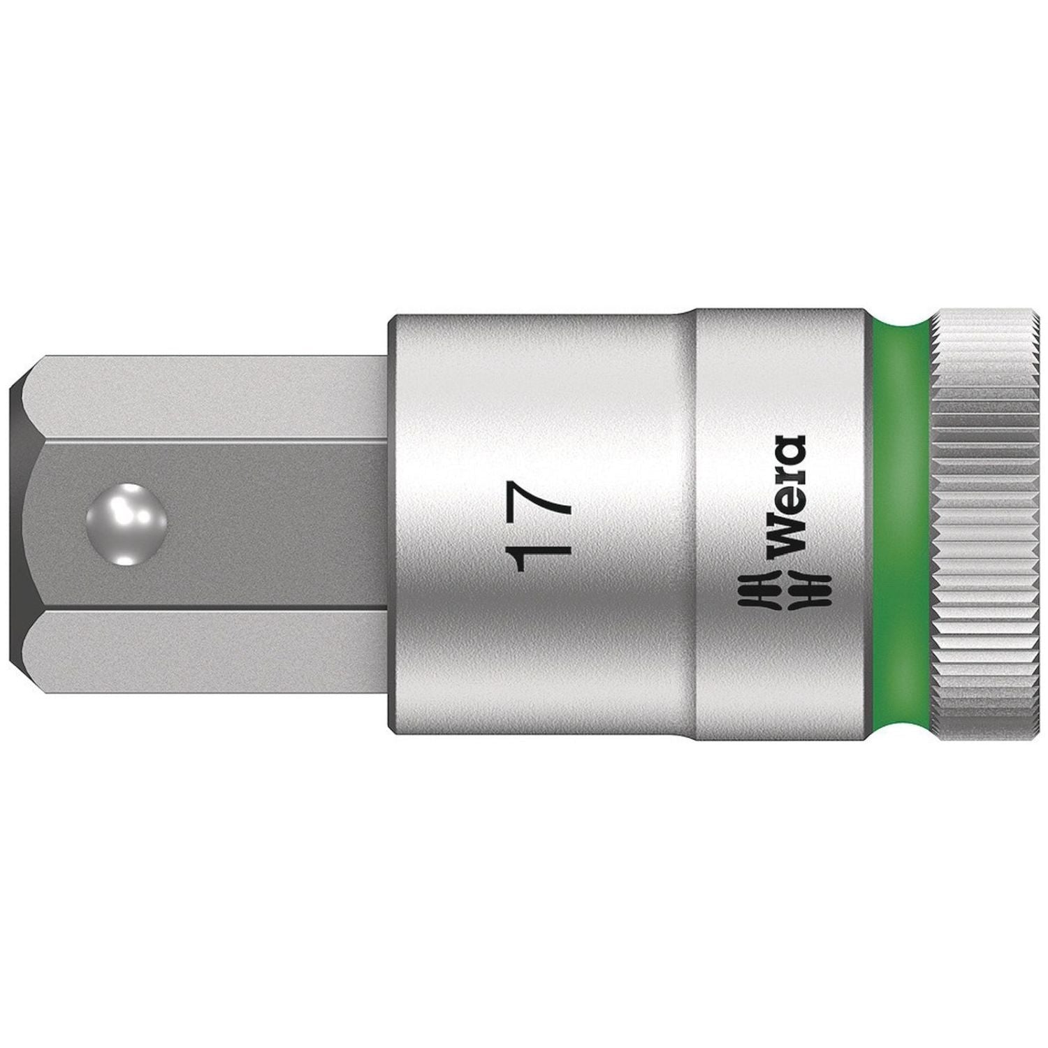Wera 8740 C Hf Zyklop Bit Socket With 1/2-in. Drive With Holding Function, 4x60-mm.